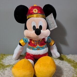 New Disney Parks Mickey Mouse Lunar New Year 2020 Medium Plush with Tags